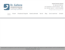Tablet Screenshot of ortodonzialinguale.net